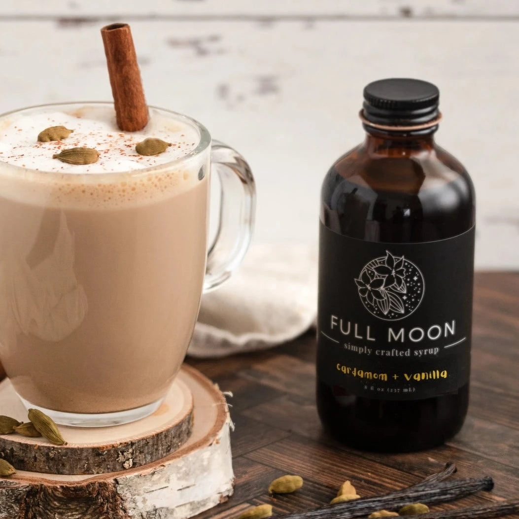 Cardamom & Vanilla Simple Syrup by Full Moon