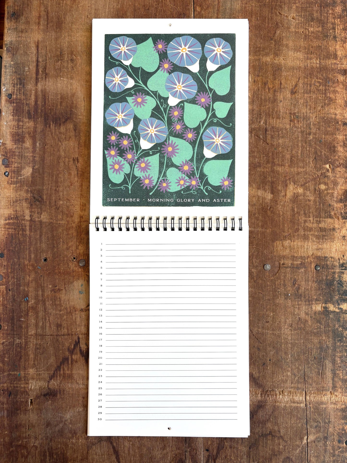 Perpetual Birth Month Calendar by Katharine Watson