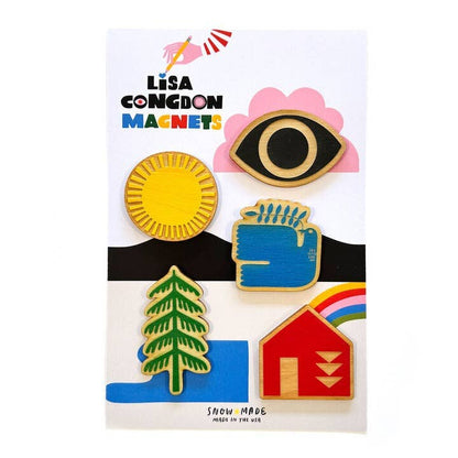 Lisa Congdon Designer Magnets | Set of 5 by SnowMade