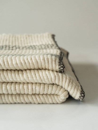 Woolen Cloud Throw Blanket by Co.House Designs