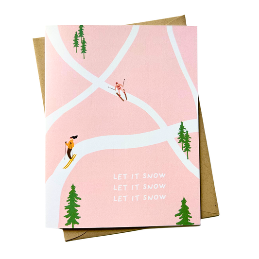 Let It Snow Card by Five Dot Post