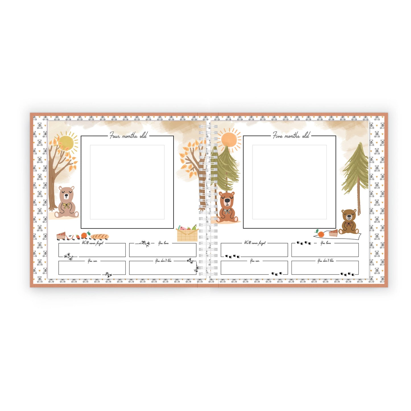 Teddy Bears Picnic Baby Memory Book by Lucy Darling