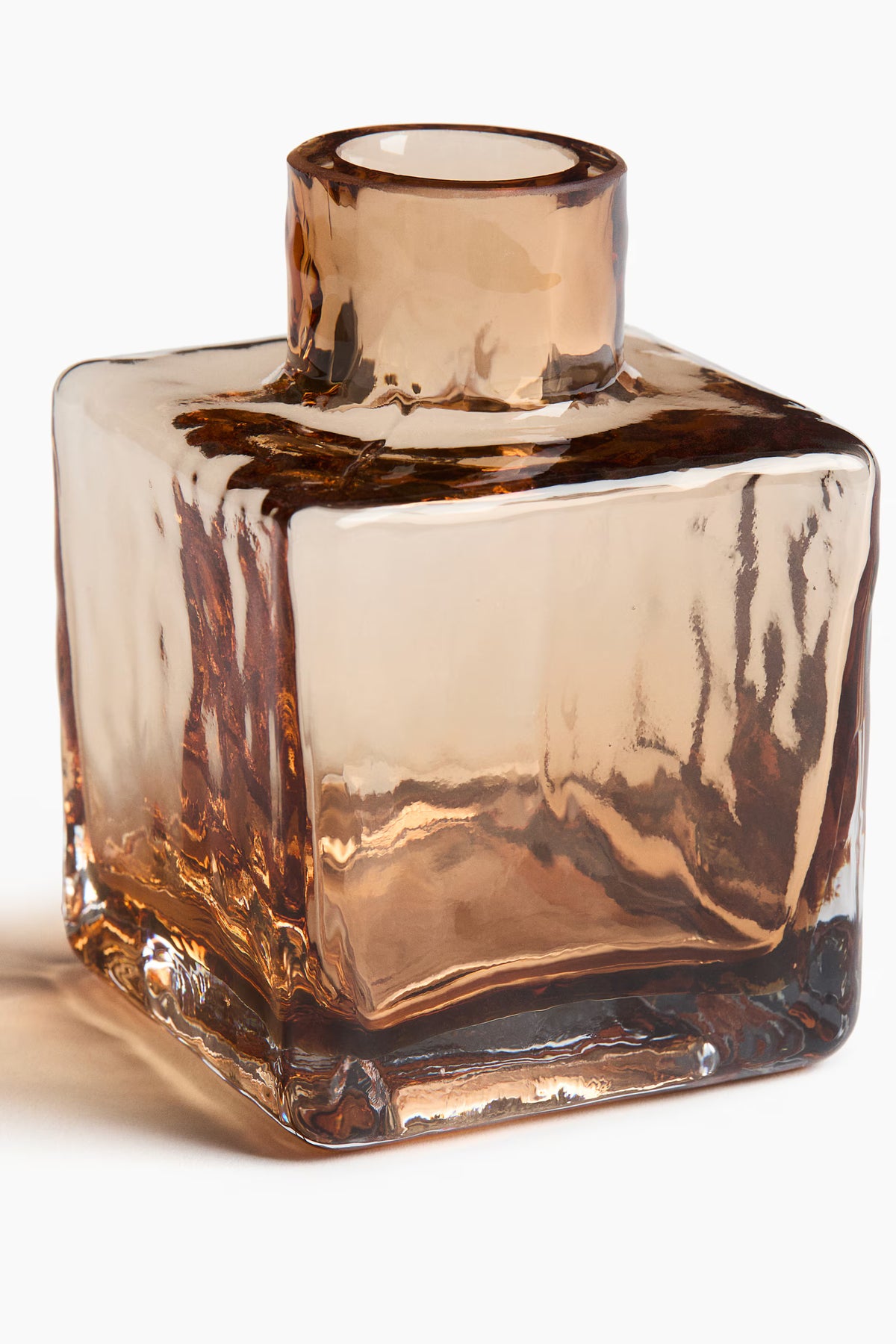 Textured Recycled Glass Bud Vase