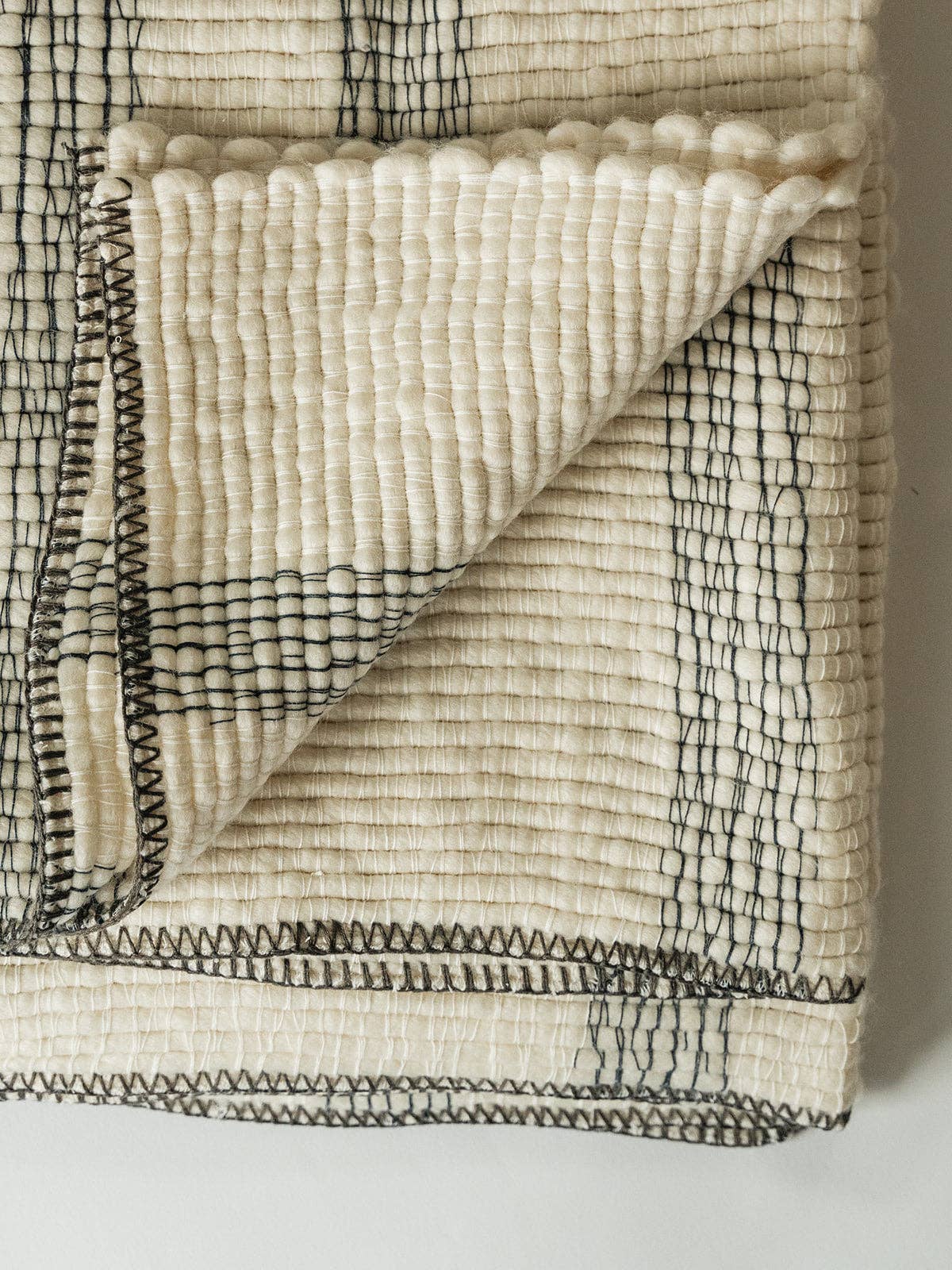 Woolen Cloud Throw Blanket by Co.House Designs