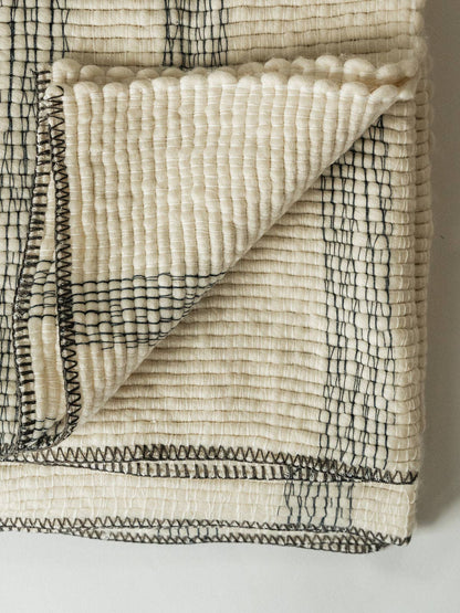 Woolen Cloud Throw Blanket by Co.House Designs