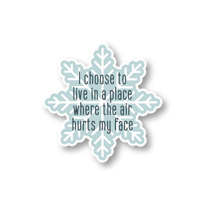 Snowflake Sticker by Wild North Co.