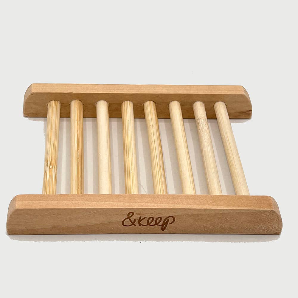 Bamboo Soap Dish by &Keep