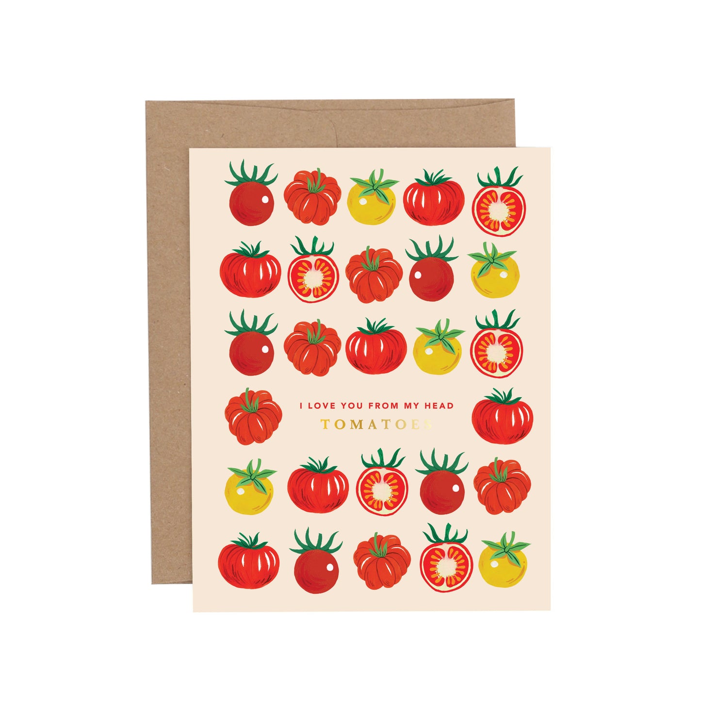 Love You From My Head Tomatoes Card by Paper Farm Press