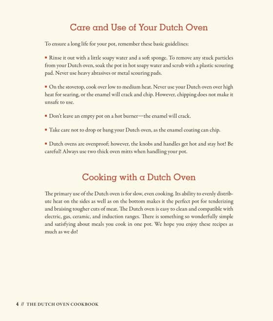 The Dutch Oven Cookbook: 70+ Easy Recipes