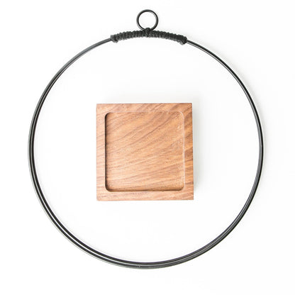 Plant Hanger (Dark & Stormy) Black Plant Hanger by Braid & Wood