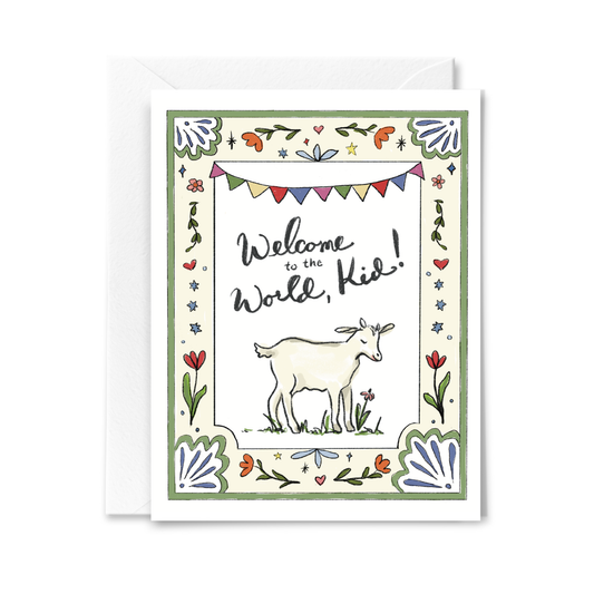 Welcome Kid Baby Card by Studio Conroy