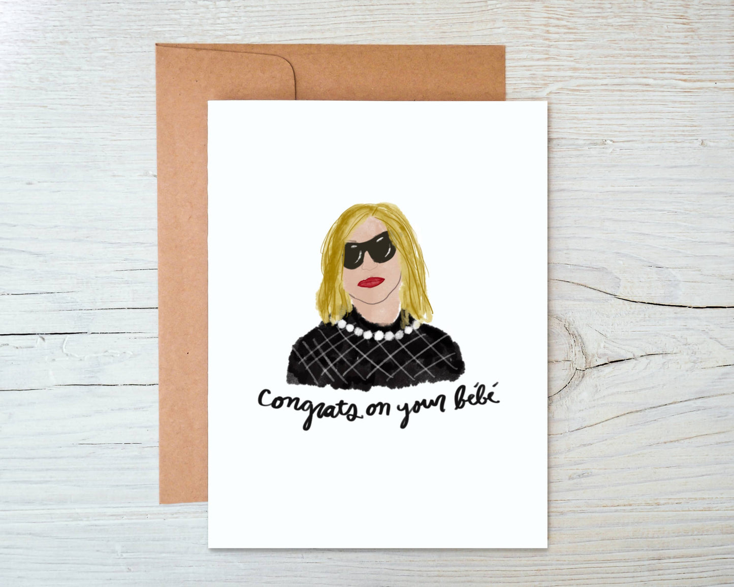 Congrats On Your Bebe New Baby Greeting Card by Marigold Press