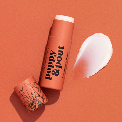 Pomegranate Peach Lip Balm by Poppy & Pout