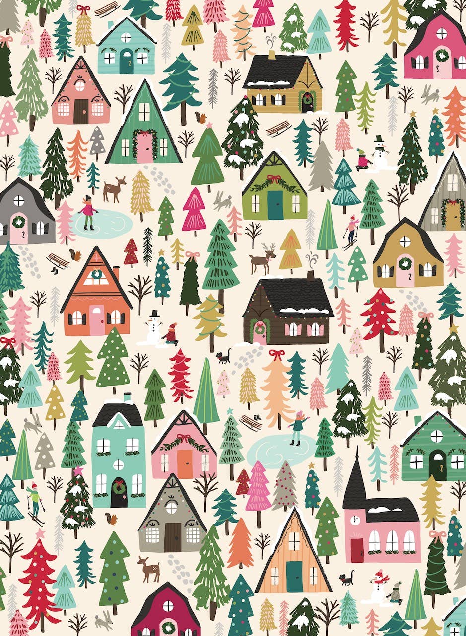 A Winter Wonderland Christmas 1000-Piece Puzzle by PuzzleFolk