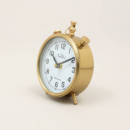 Decorative Desk Clock | Gold
