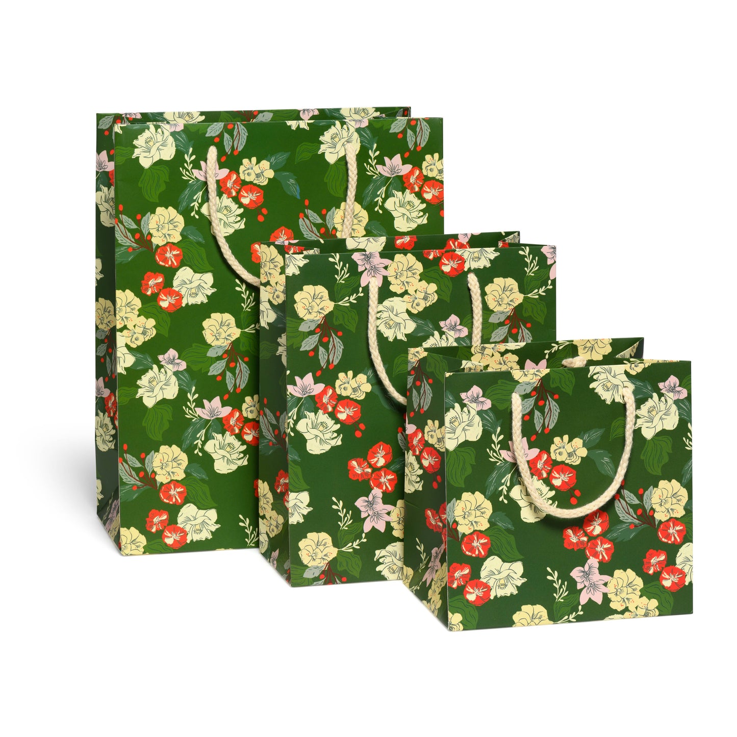 Festive Blooms Gift Bag | Small by Red Cap Cards