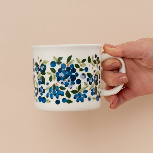 Blueberry Field Mug 12 oz. by Paper Farm Press