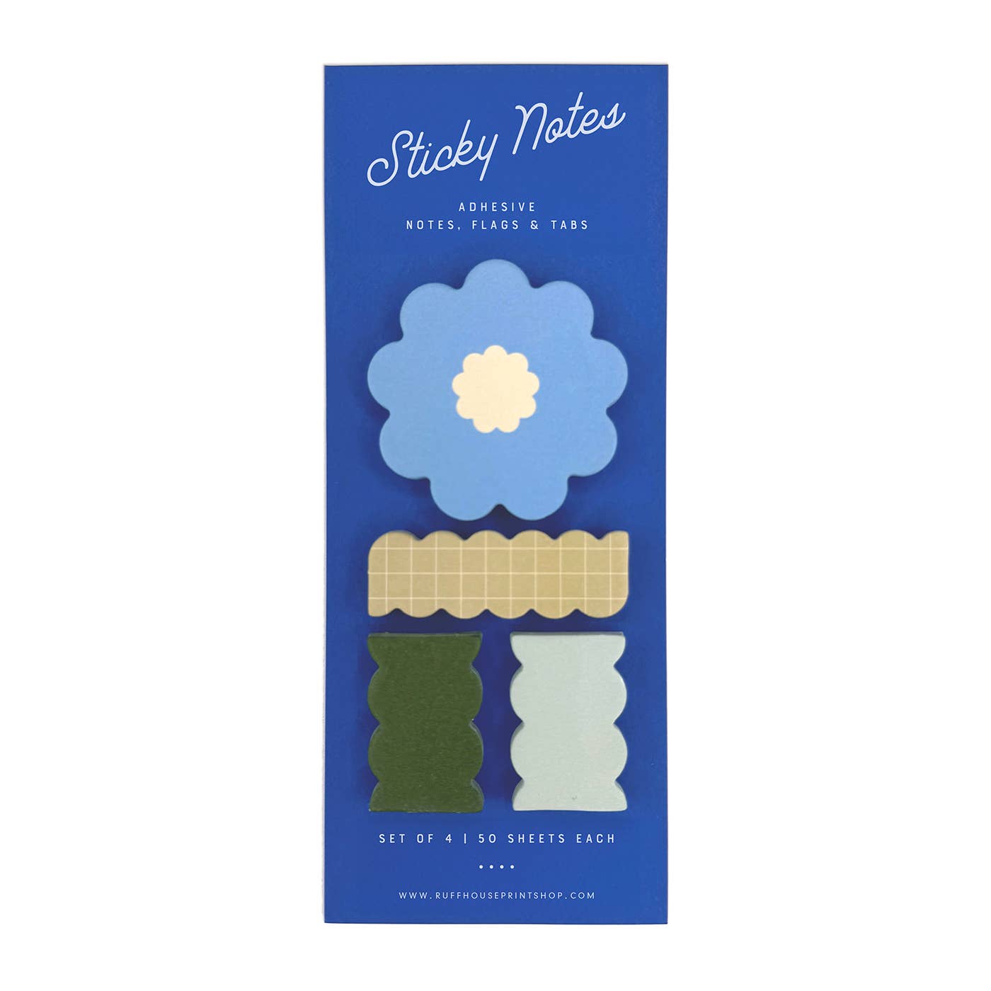 Flower Sticky Note Set by Ruff House Print Shop