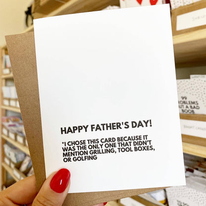 Only Card That Didn't Mention Tools Card by Five Dot Post