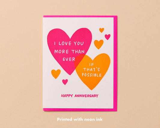 Anniversary Greeting Card by And Here We Are