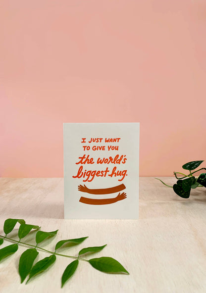 World's Biggest Hug Card by Odd Daughter Paper Co.