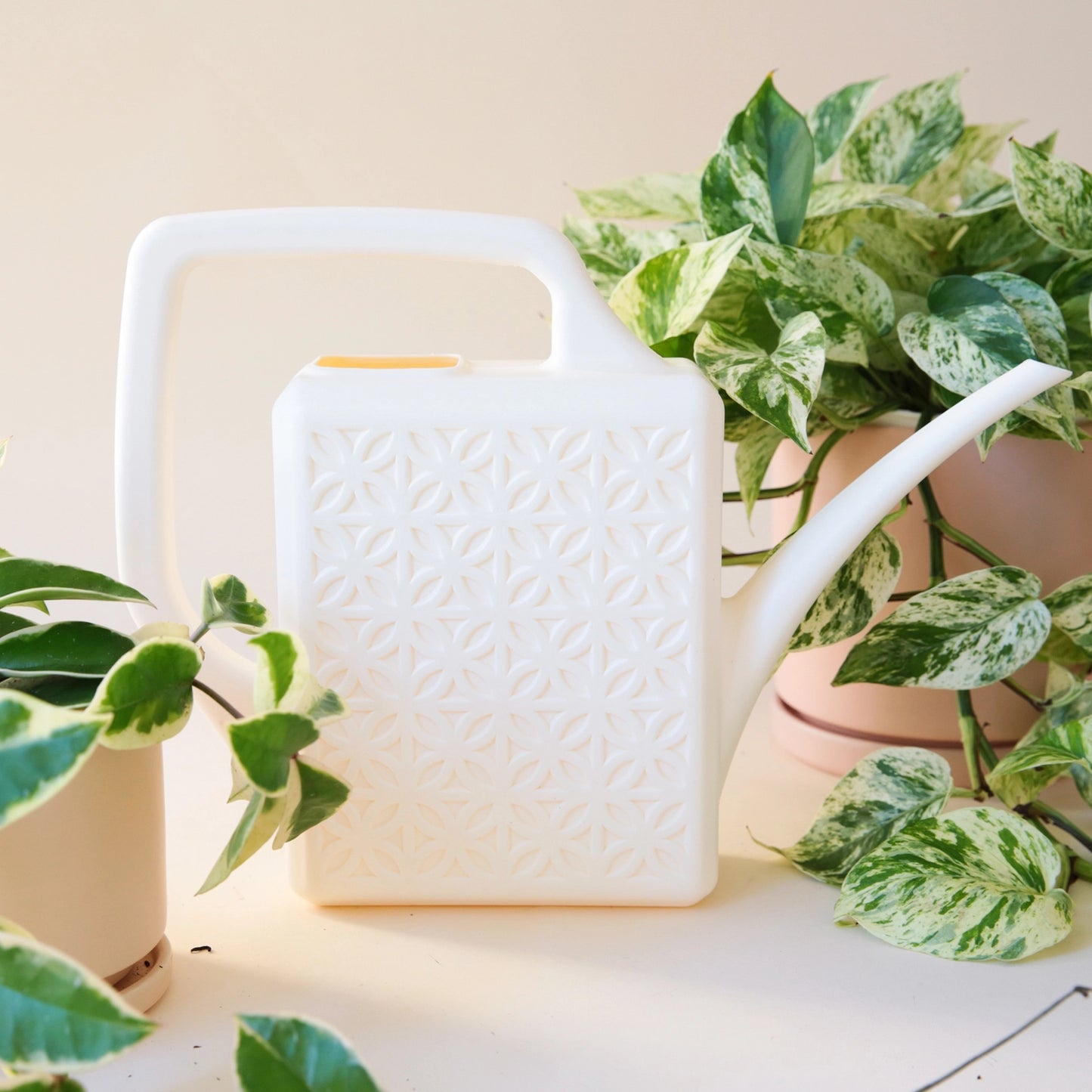 Breeze Block Watering Can - Ivory by Jungle Club