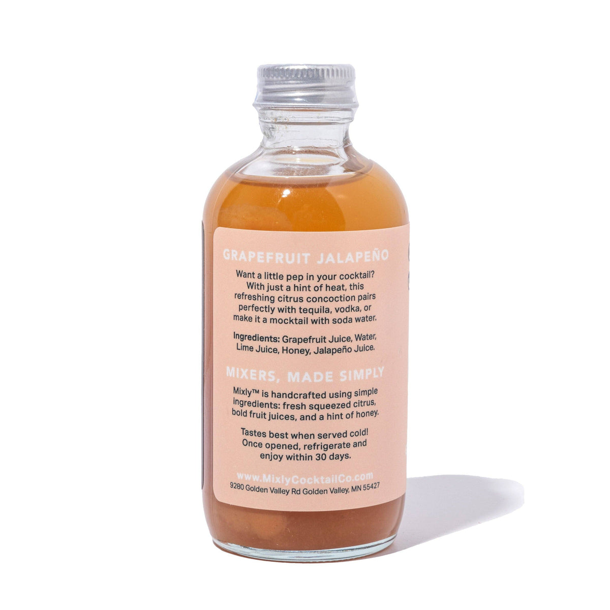 Grapefruit Jalapeño Mixer 4oz by Mixly