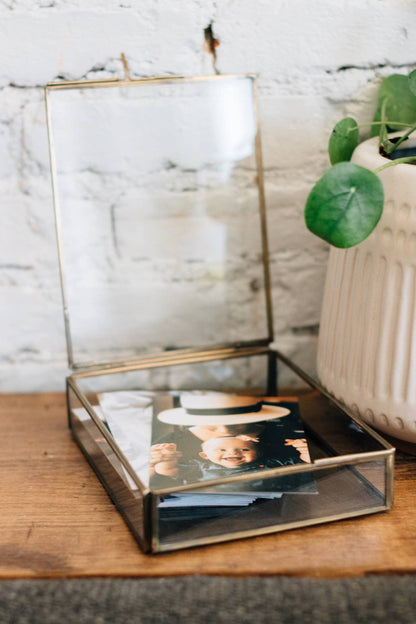 Antiqued Brass Keepsake Box by Ten Thousand Villages