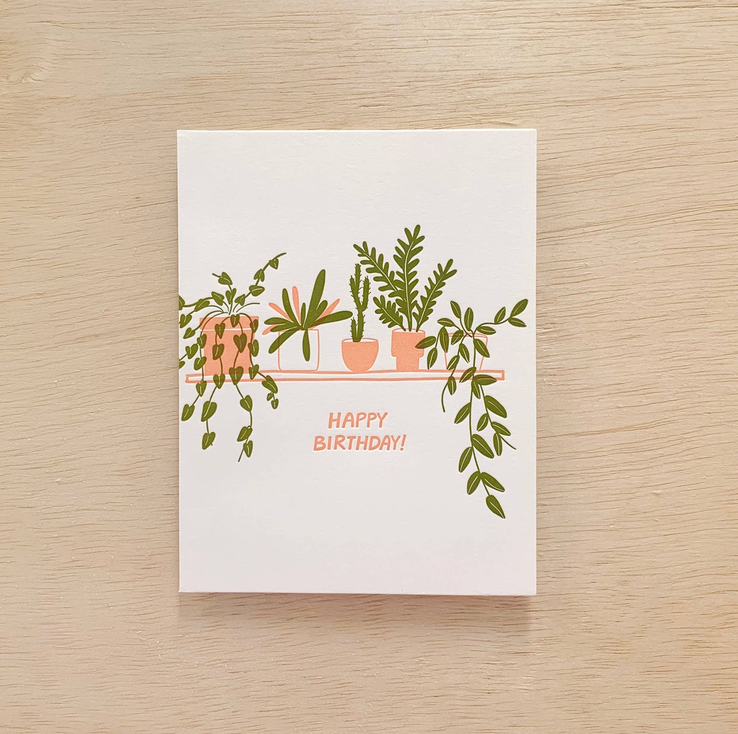 Plant Wall Birthday Card by Odd Daughter Paper Co.