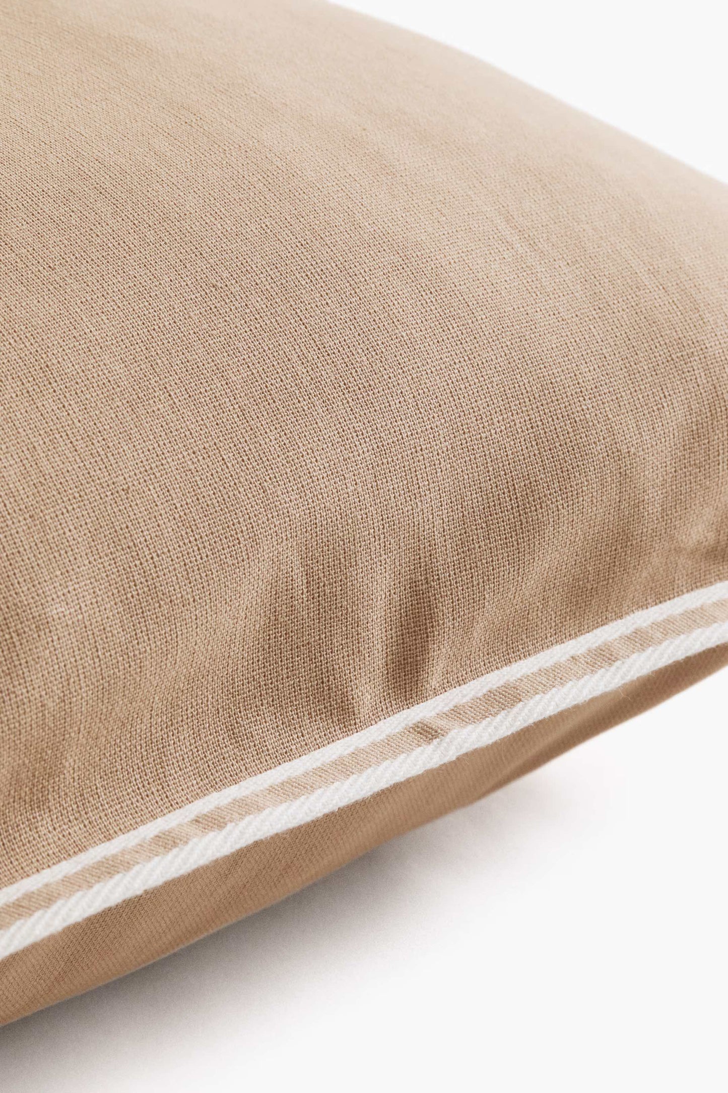 Cotton Canvas 16"x24" Accent Pillow | Beige