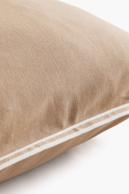 Cotton Canvas 16"x24" Accent Pillow | Beige