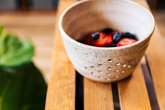 Harvest Berry Bowl by East Wheeling Clayworks