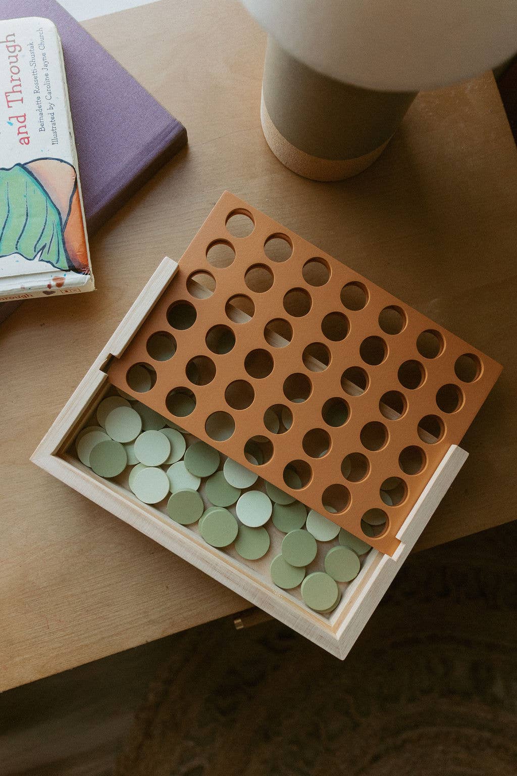 Wooden Four in a Row by Brooklyn Neutral