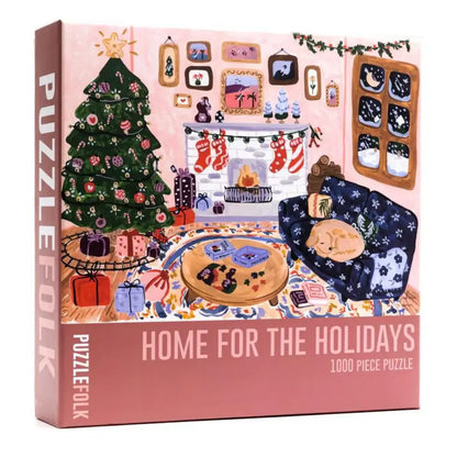 Home for the Holidays 1000-Piece Christmas Puzzle by PuzzleFolk