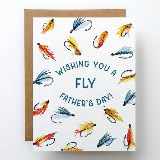 Fly Fishing Father’s Day Card by Watercolor Wednesday