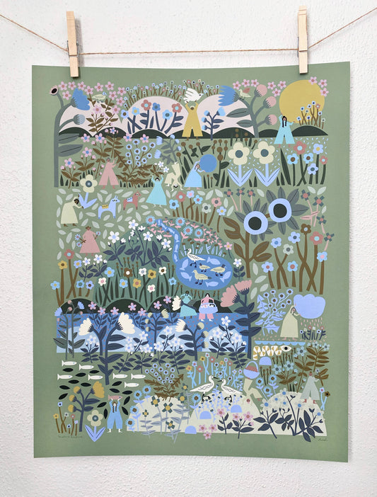 Nature Keepers 11x14 Print by Leah Duncan