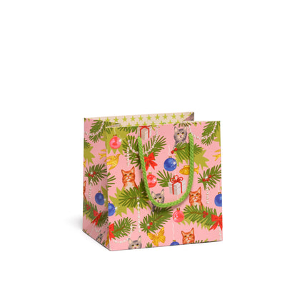 Meowy Christmas Gift Bag | Small by Red Cap Cards