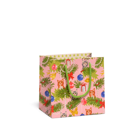 Meowy Christmas Gift Bag | Small by Red Cap Cards