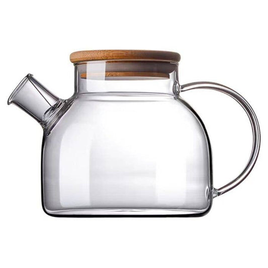 Glass + Cork Teapot