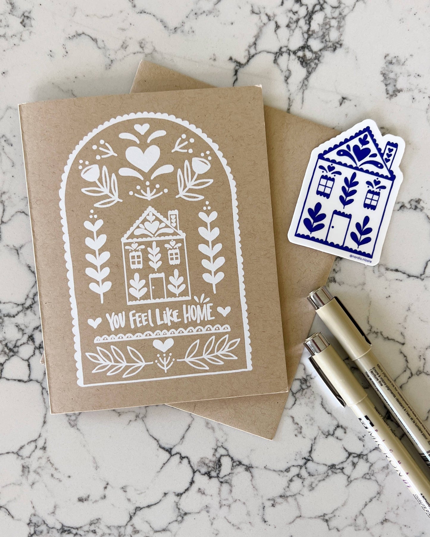 You Feel Like Home Card by Nordic Nicole