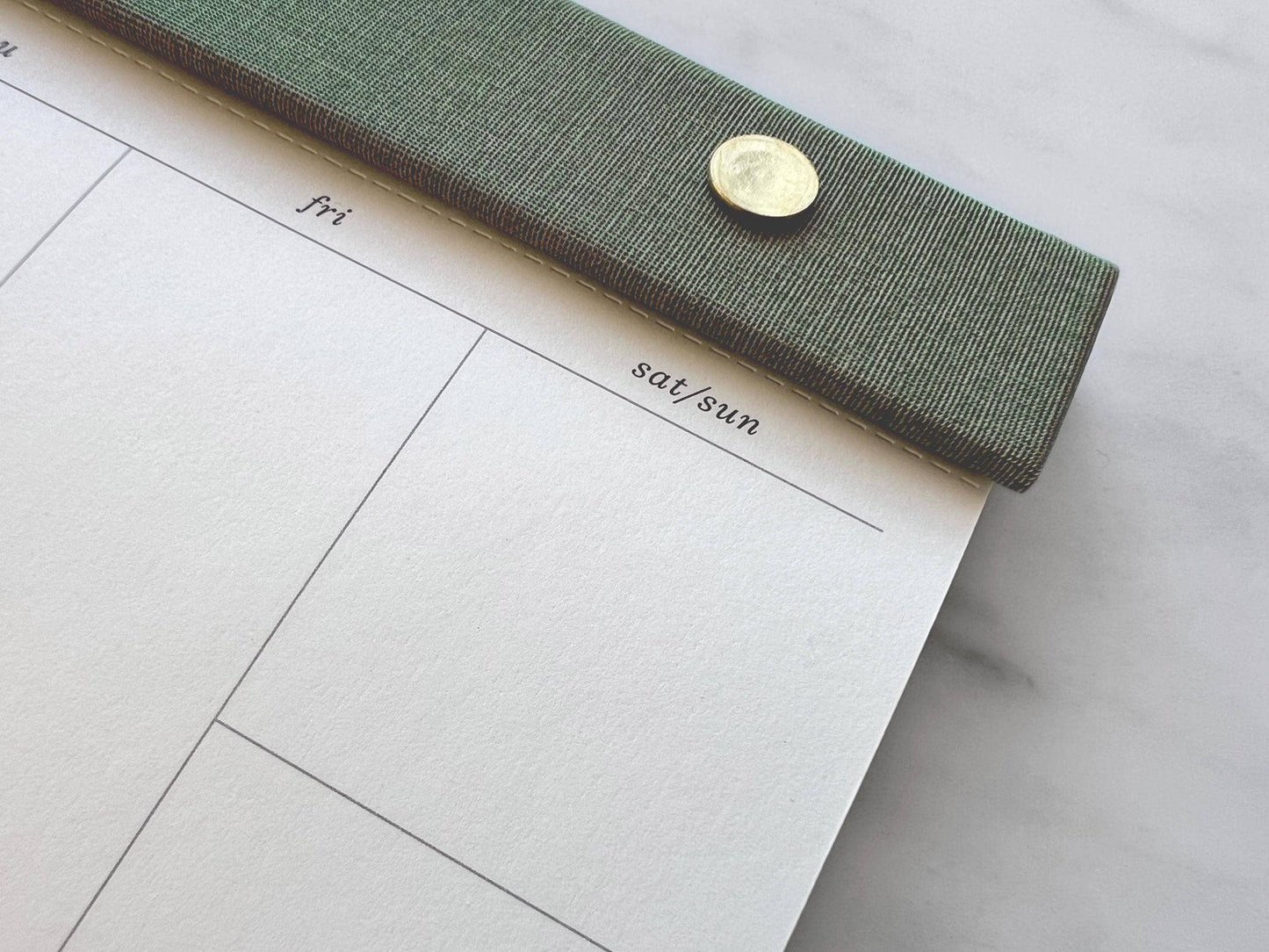 Weekly Planner Notepad by Favorite Story Paperie