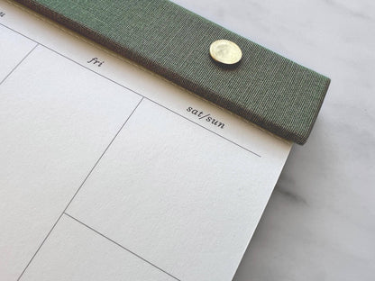 Weekly Planner Notepad by Favorite Story Paperie