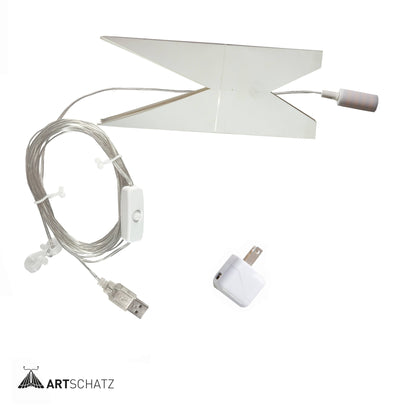 Ice Star Snowflake Paper Lantern by Artschatz