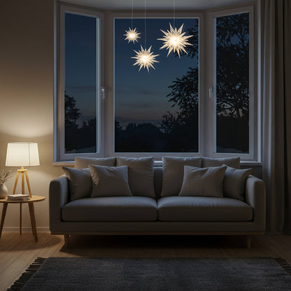 Ice Star Snowflake Paper Lantern by Artschatz