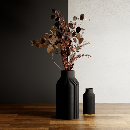 BOTTLE Vase | Black by Modernized Pottery