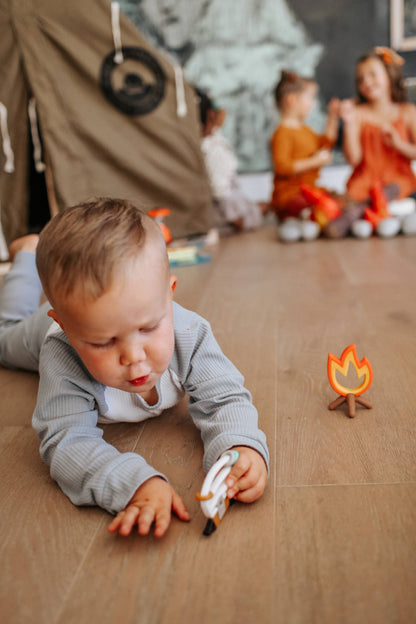 Little Camper Baby Teether by Lucy Darling