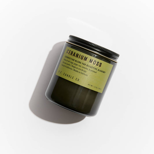 Geranium Moss 7.2 oz Soy Candle by P.F. Candle Co.