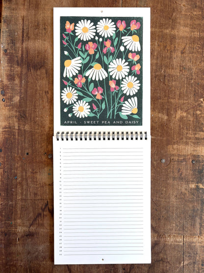 Perpetual Birth Month Calendar by Katharine Watson