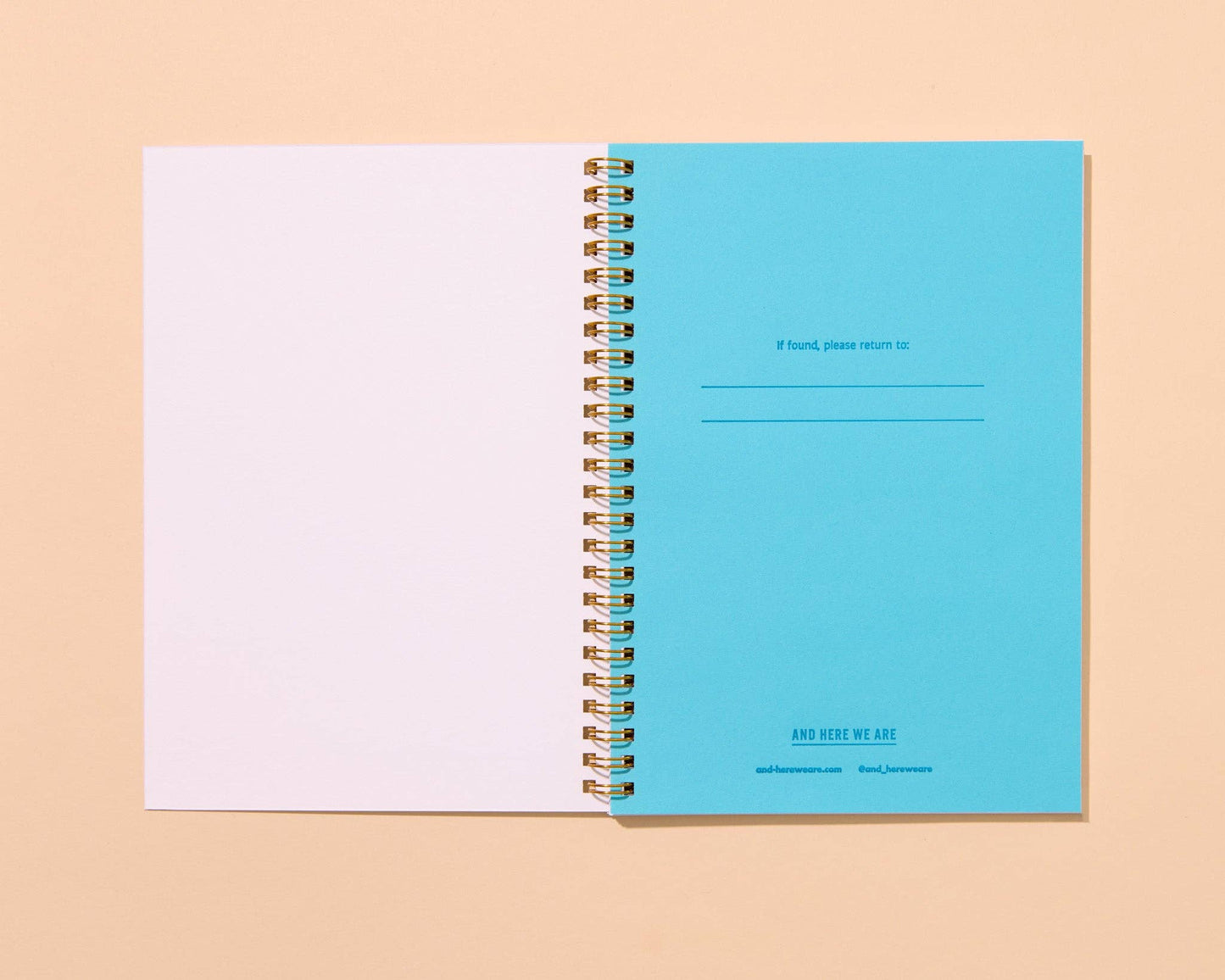 Rainbow Trout Fish Spiral Lined Notebook by And We Are Here