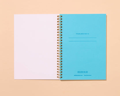 Rainbow Trout Fish Spiral Lined Notebook by And We Are Here